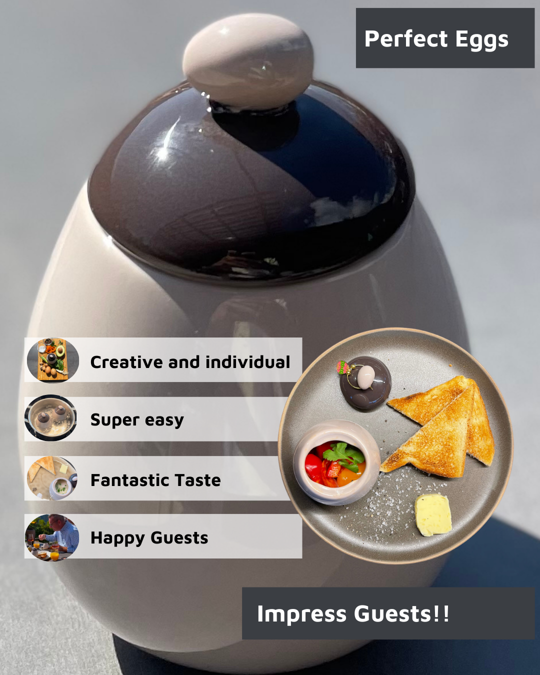 Buy 3, Get 4 - Egg Coddler